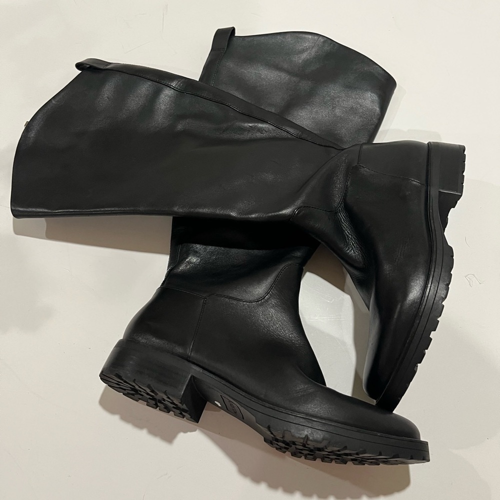 Nordstrom’s brand, Moto boots leather black size 7M